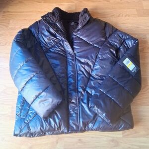 P.       NWT Andrew Marc Sport Ladies Black Puffer Style Coat, Sz M